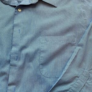 Geoffre Beene men’s button down dress shirt Size 17.5